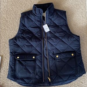 J.CREW NWT Navy vest